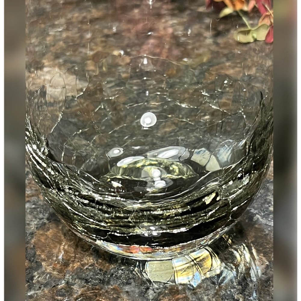 Pier 1-Smoke/Crackle Tumblers-Discontinued - Picture 3 of 5